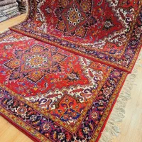 جفت فرش ۶متری دستباف آکبند هریس تاجری