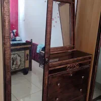 تخت کمد دراور بوفه میز تلفن جاکفشی فرفورژه تابلو|تخت و سرویس خواب|بیرجند, |دیوار