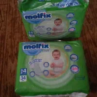 سه بسته پوشک مولفیکس سایز۴ ۳۴عددی