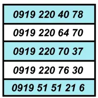 0919.220.70.37|سیم‌کارت|شهریار, شهریار|دیوار
