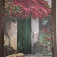 نقاشی امضا دار منظره