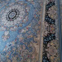 سلام یک جفت فرش آبی نقره‌ای ۱۲متری|فرش|اصفهان, جنیران (لادان)|دیوار