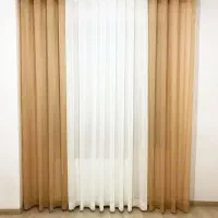 کنار پرده های مخمل حراجی|پرده، رانر، رومیزی|بانه, |دیوار