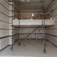 داربست و کفراژ  چهارپایه چرخ دار اجاره تخته بشکه