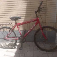 دوچرخه قرمز نوجوان