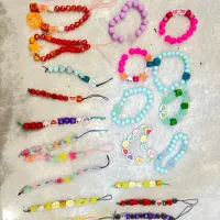 آویز موبایل و دستبند ست