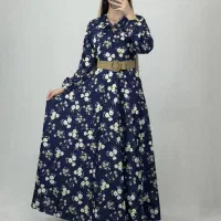 ساحلی ترند پیراهن مجلسی عبا شال