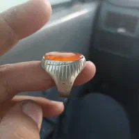 انگشتر نگین مهره قدیم