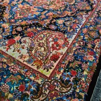 فرش دستباف خطیبی دو متن فیروزه ای|فرش|تبریز, |دیوار