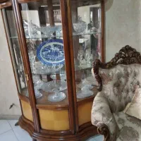 ۴ عدد صندلی استیل منبت کاری، وبوفه در حد نو|میز و صندلی غذاخوری|ملارد, |دیوار