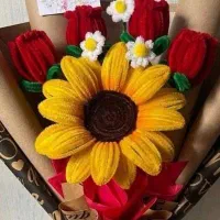 گل روبانی و دست‌ساز تزئینی ماندگار|گل مصنوعی|شیراز, شهرک گلستان|دیوار