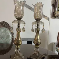 شمعدان برنز دو تا|لوستر و چراغ آویز|تهران, نارمک|دیوار