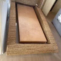 تخت کنفی تک نفره نو با تشک