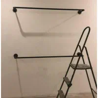 رگال لباس دیواری|کتابخانه، شلف، قفسههای دیواری|خاوران, |دیوار