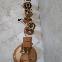 لوستر سه شاخه پایه ،لامپ،هالوژن ثابت و ریلی در حد.|لوستر و چراغ آویز|رشت, چله خانه|دیوار