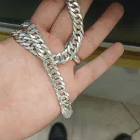 زنجیره نقره ۹۲۵ عیار ایتالیایی