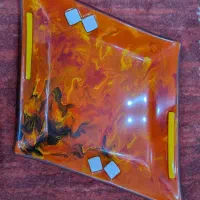 دوعدد ظرف سرو و پذیرایی