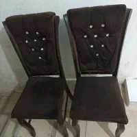 2عدد صندلی چوبی