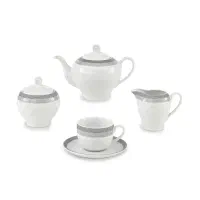 سرویس چینی 102 پارچه زرین ایتالیا اف سیلور لاینر|ظروف سرو و پذیرایی|تهران, شهرک چیتگر|دیوار