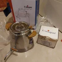 کتری و قوری لعاب دار ۷ کیلویی یونیک -اکبند