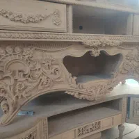 میز تیوی چوبی گلریز