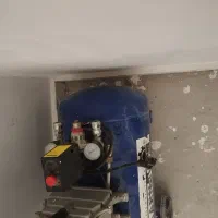 پمپ باد 50 لیتری در حد نو