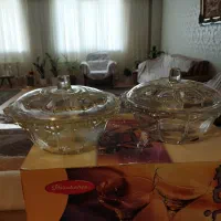 تعدادی ظرف پذیرای کریستال اصل|ظروف سرو و پذیرایی|اردبیل, |دیوار