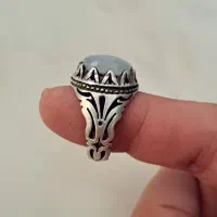 انگشتر عقیق کبود