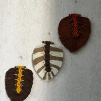 ست برگ مکرومه دستساز