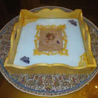 سینی چوبی دست ساز