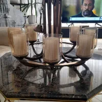 لوستر ۸ شعله نو|لوستر و چراغ آویز|مشهد, سمزقند|دیوار