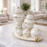 جینجر‌جار طلا کوب +گوی +دیس