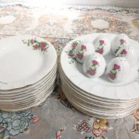 گلسرخی زرین و پنج ستاره|ظروف سرو و پذیرایی|کرمانشاه, |دیوار