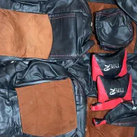 روکش صندلی ماشین (۲۰۶) ترکیب چرم و مخمل