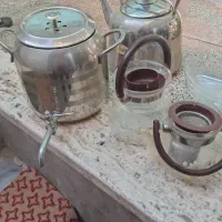 کتری و قوری استیل و پیرکس
