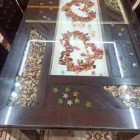 مبل سلطنتی 9 نفره شیک و تمیز.میز ناهار خوری|مبلمان خانگی و میز عسلی|الوند, |دیوار