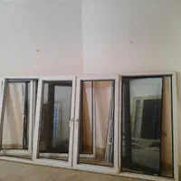 دو عدد پنجره upvc برند وین تک(دوجداره)|مصالح و تجهیزات ساختمان|نور, |دیوار