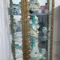 ست برنجی میز تلویزیون بوفه اینه کنسول