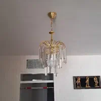 لوستر کریستالی ۳ عدد