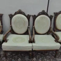 مبل ۹ نفره سلطنتی با نهار خوری ۸ نفره با صندلی|مبلمان خانگی و میز عسلی|اصفهان, محله اسلامی|دیوار