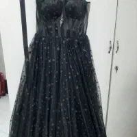 لباس شب مزون دوز رنگ مشکی
