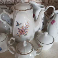 گلدان و قندان چینی