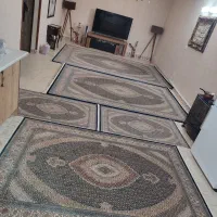 ۵ عدد فرش طرح ماهی.کاشان.۷۰۰ شانه