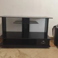 میز تلویزیون شیشه ای دو عدد دونه ای یک میلیون