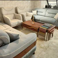 مبل گیسو /تختشو/دست چوبی/متکایی|مبلمان خانگی و میز عسلی|کرج, مصباح|دیوار