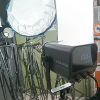 ویدیو لایت rgb  ویدیو لایت سافت باکس اکتاباکس|دوربین عکاسی و فیلم‌برداری|مشهد, اقبال|دیوار