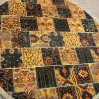 فرش ماشینی دایره ای و ( ۲ در ۲ ) وسط حال