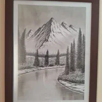 نقاشی سیاه قلم