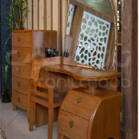 سرویس خواب دونفره کامل چوب راش