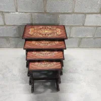 میز عسلی قلبی ۴ عددی|مبلمان خانگی و میز عسلی|تهران, شهید رجایی|دیوار